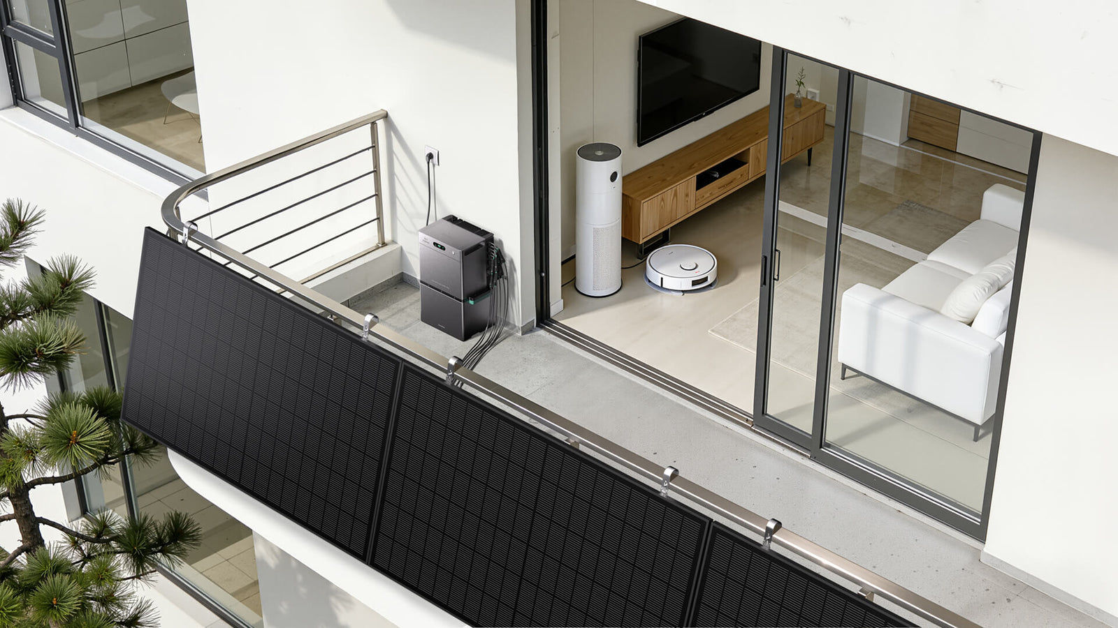 plug-in solar with battery
